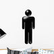 man one symbol Wall Decal