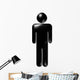 man one symbol Wall Decal