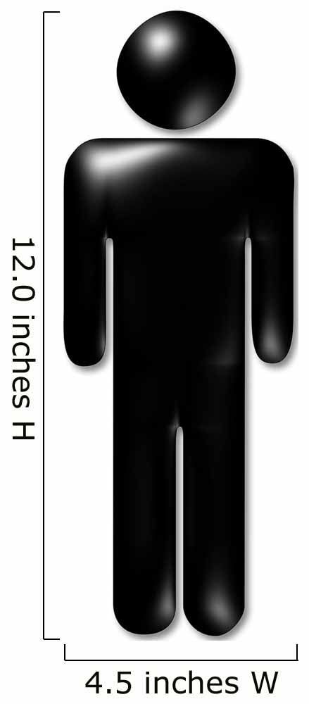 man one symbol Wall Decal