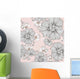 Pink Vintage Floral Wall Mural