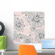 Pink Vintage Floral Wall Mural
