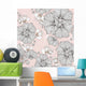 Pink Vintage Floral Wall Mural