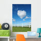 Fence and Heart Wall Decal
