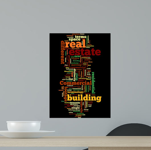 Commercial Real Estate Definitions Wall Mural