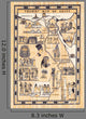 Tourist Map Egypt Painted