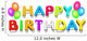 Happy Birthday Wall Decal