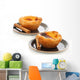 Custard Pies with cinnamon sticks Wall Mural