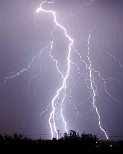 Lightning Strike Tucson Wall Decal