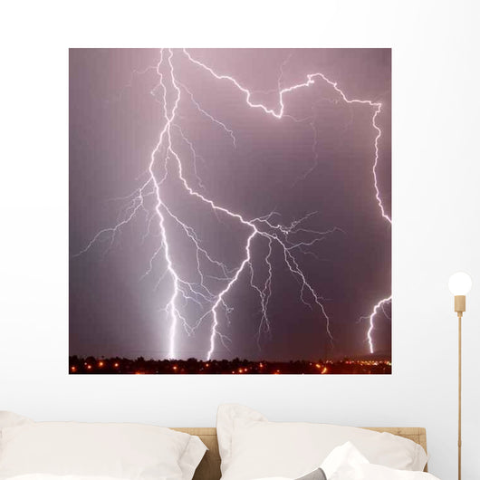 Lightning Storm Tucson Wall Decal