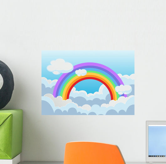 Rainbow and Clouds Sky