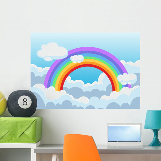 Rainbow and Clouds Sky