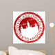 Stamp - Glasgow Scotland Wall Decal