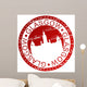 Stamp - Glasgow Scotland Wall Decal
