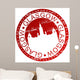 Stamp - Glasgow Scotland Wall Decal