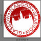 Stamp - Glasgow Scotland Wall Decal