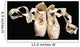 Pointe Ballet Shoes Wall Decal