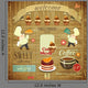 Cafe Confectionery Menu Retro