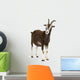 Toggenburg Goat against White Wall Decal