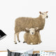 Sheep Standing Over Another Lying Wall Decal