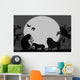 Safari Lion Family Night Wall Mural