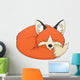 Fox Sleeping Wall Decal
