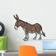 donkey farm animal cartoon illustration Wall Decal