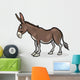 donkey farm animal cartoon illustration Wall Decal