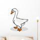 goose farm bird animal cartoon illustration Wall Decal