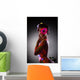 Pretty Young Woman Glowing Wall Mural