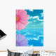 Pink flower Wall Mural