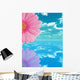 Pink flower Wall Mural
