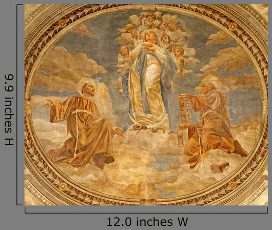Fresco Virgin Mary San