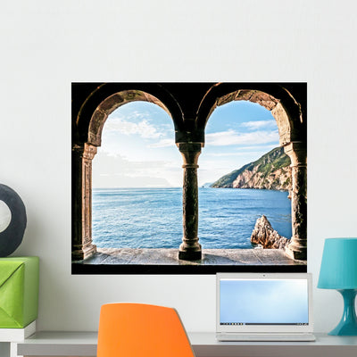 Portovenere Wall Mural shown on a wall