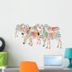 Farbenfrohe Zebras