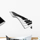 Wavy Keyboard Wall Decal