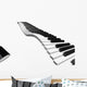 Wavy Keyboard Wall Decal