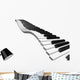 Wavy Keyboard Wall Decal