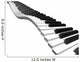 Wavy Keyboard Wall Decal