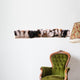 13 bÃ©bÃ©s cobayes alignÃ©s Wall Decal