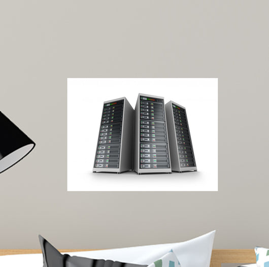 IT server grid Wall Decal