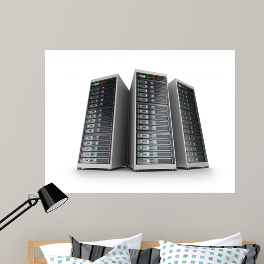 IT server grid Wall Decal