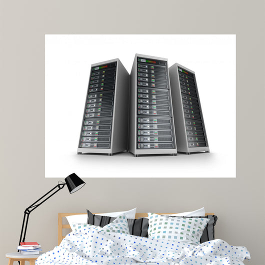 IT server grid Wall Decal