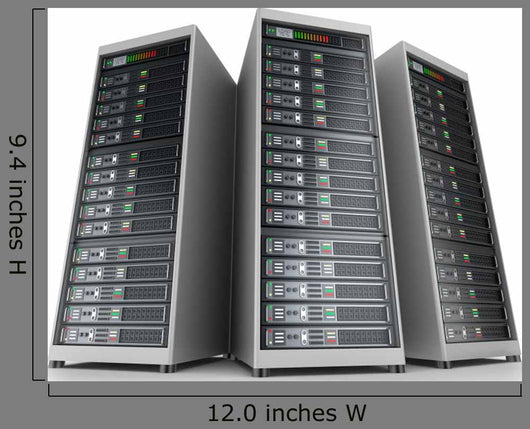 IT server grid Wall Decal