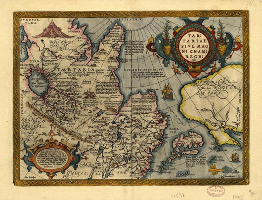 Old Map Wall Mural