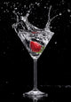 Martini Drink Splashing out