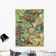 Old Map Wall Mural