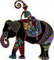 Ethnic Circus Wall Decal