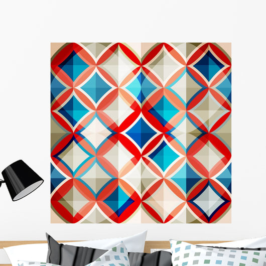 Mosaic Glass Seamless Pattern Wall Decal