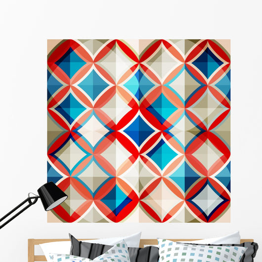Mosaic Glass Seamless Pattern Wall Decal