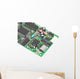Green Computer Circuit Board Wall Decal